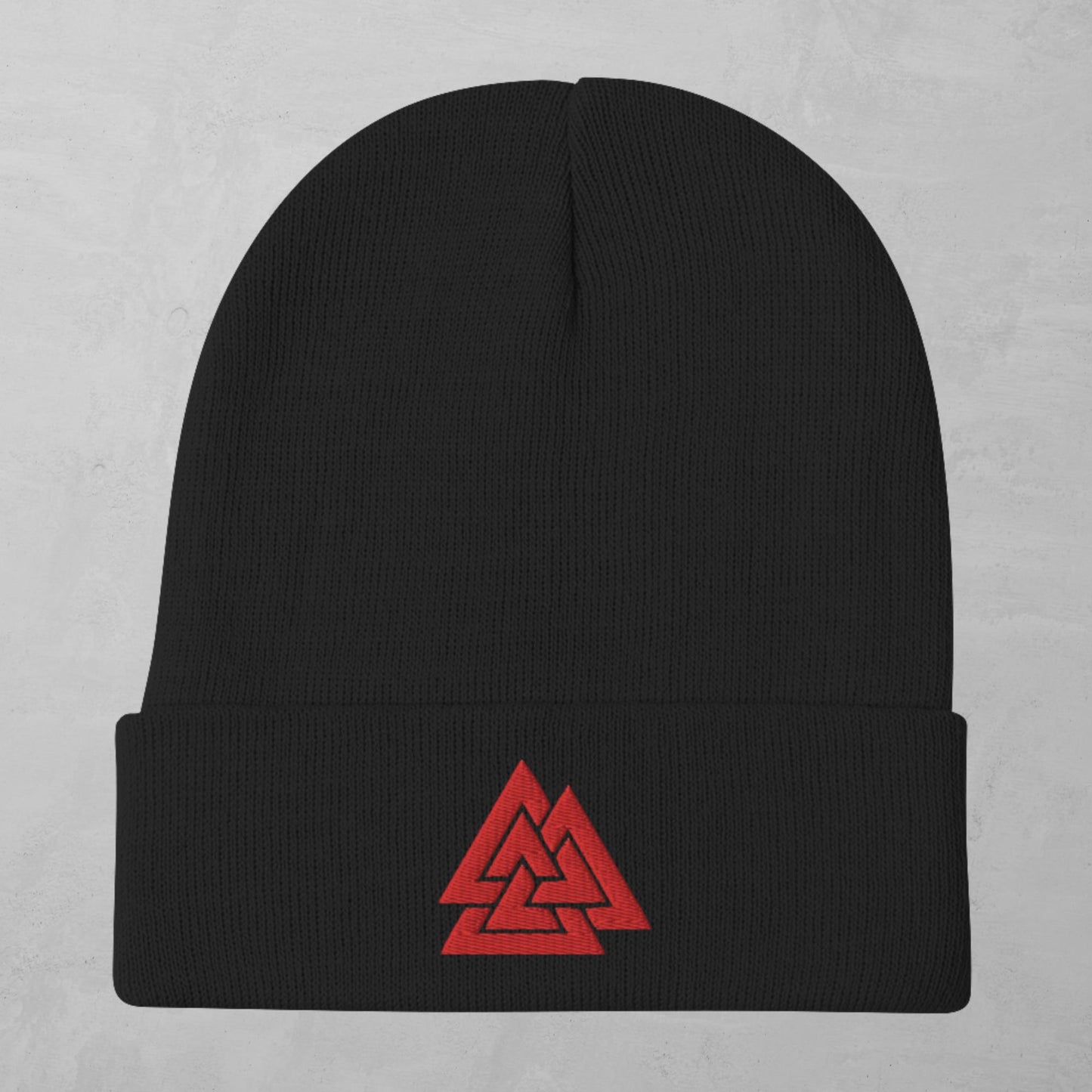 Valknut viking beanie