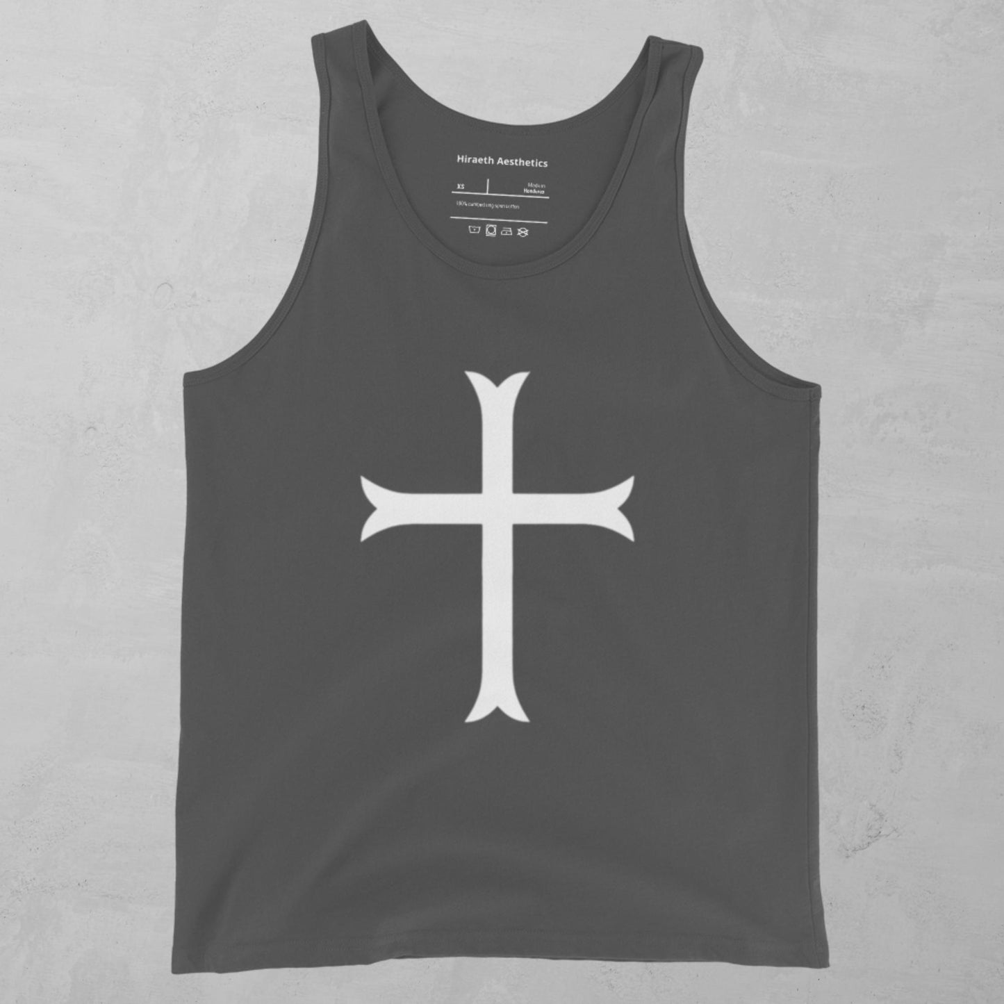 Cross in white Tank Top