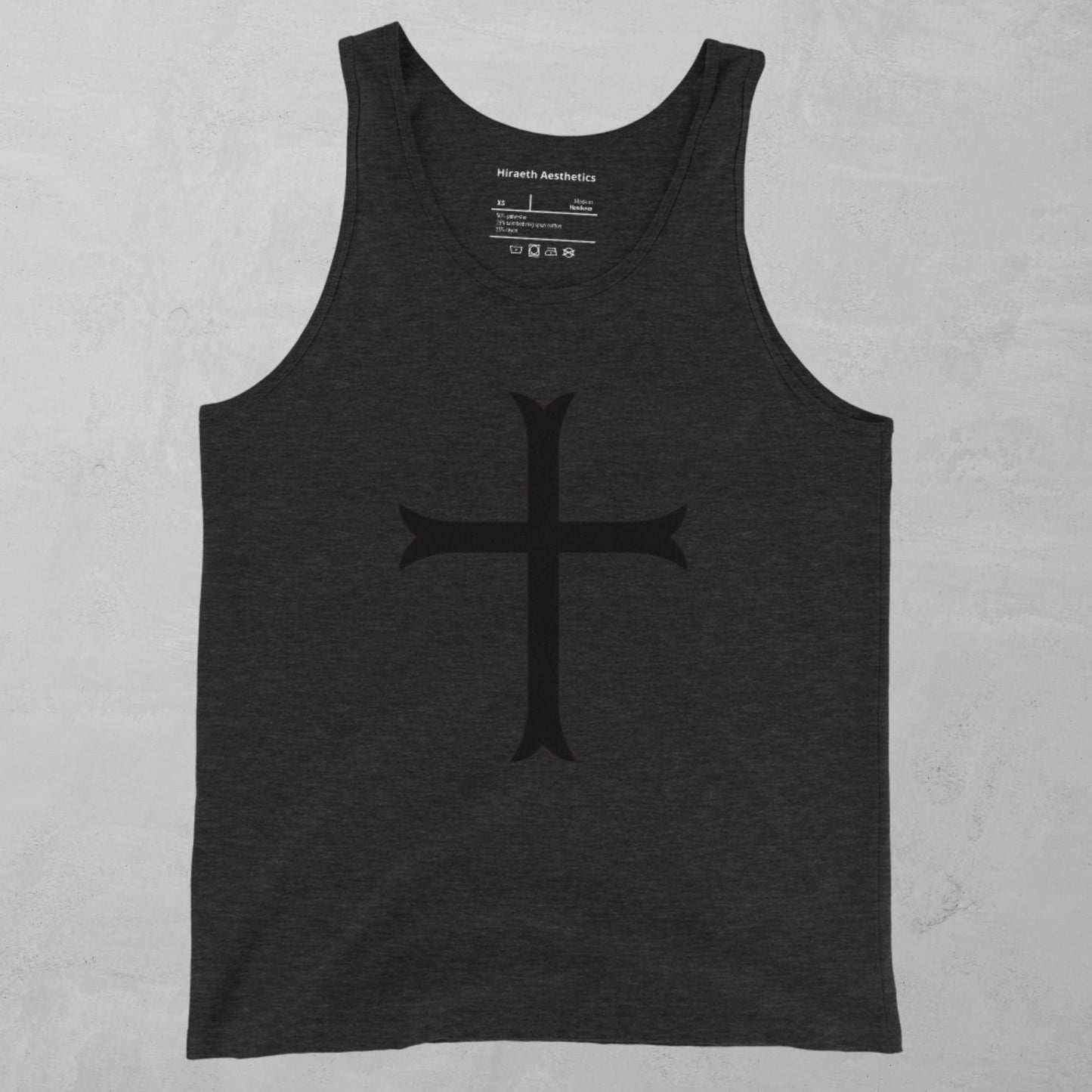 Cross in black Tank Top