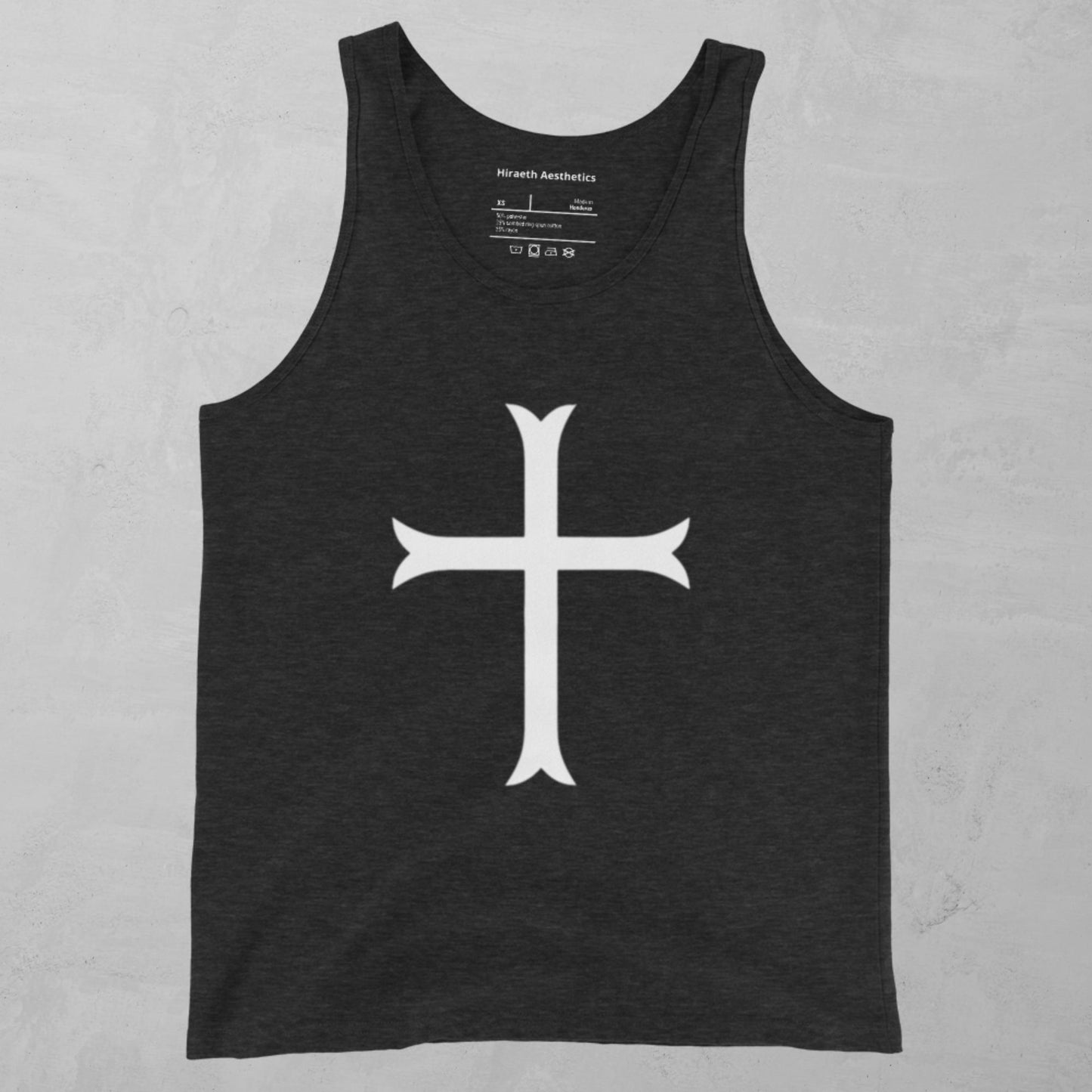 Cross in white Tank Top