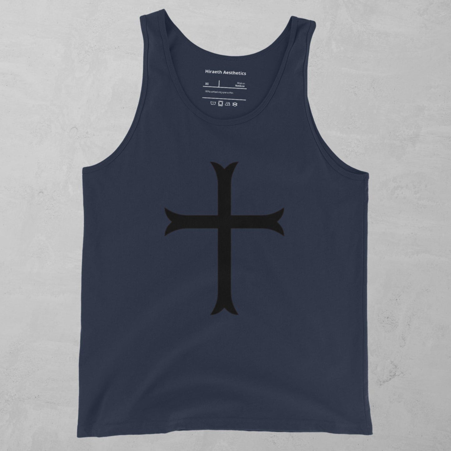 Cross in black Tank Top