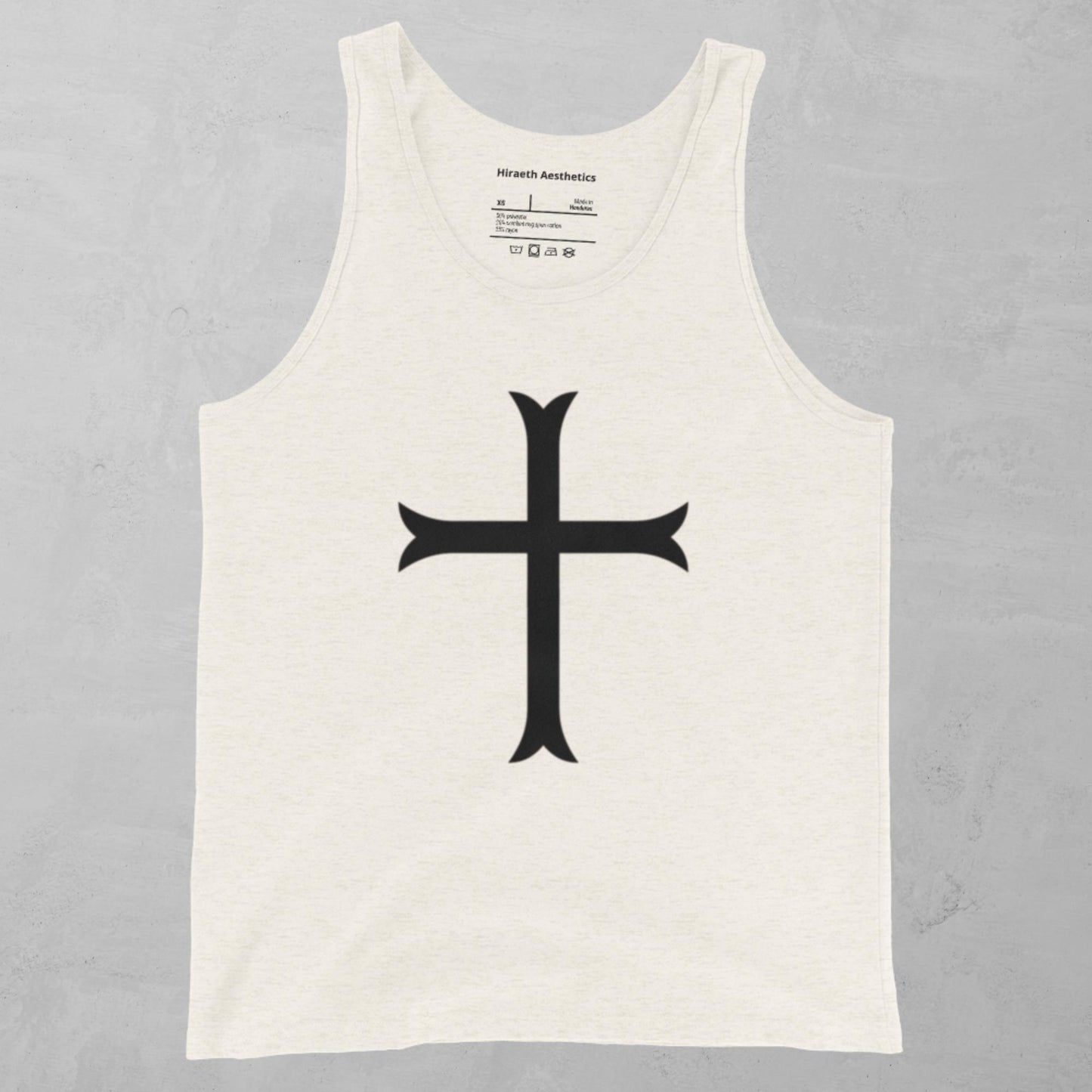Cross in black Tank Top
