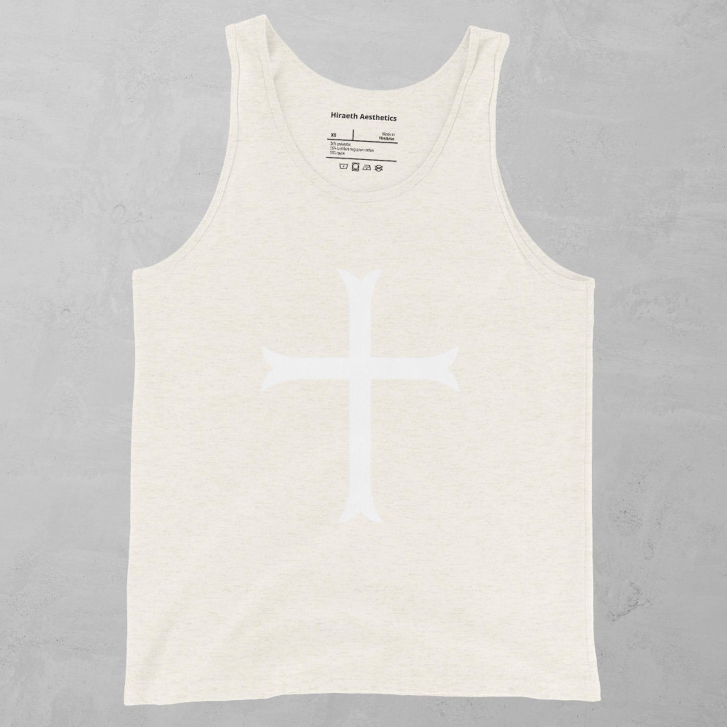 Cross in white Tank Top