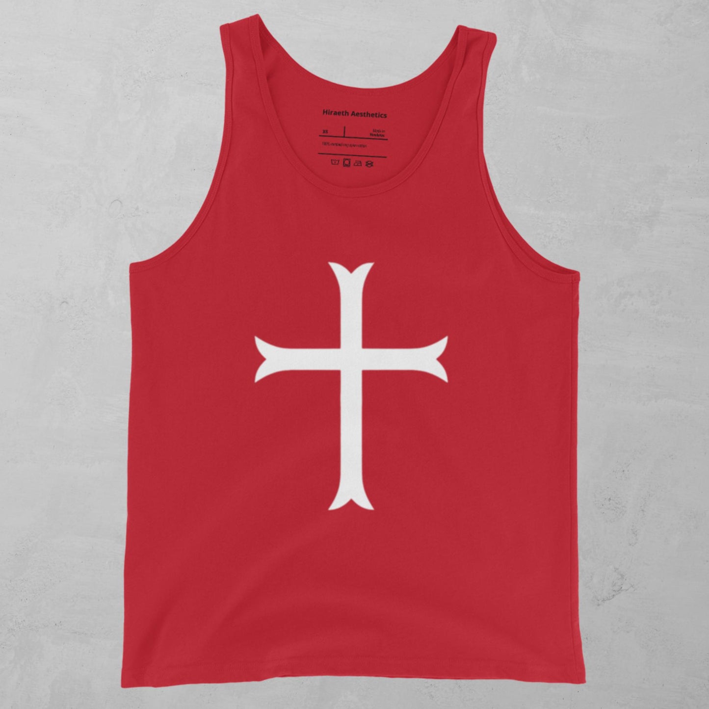 Cross in white Tank Top