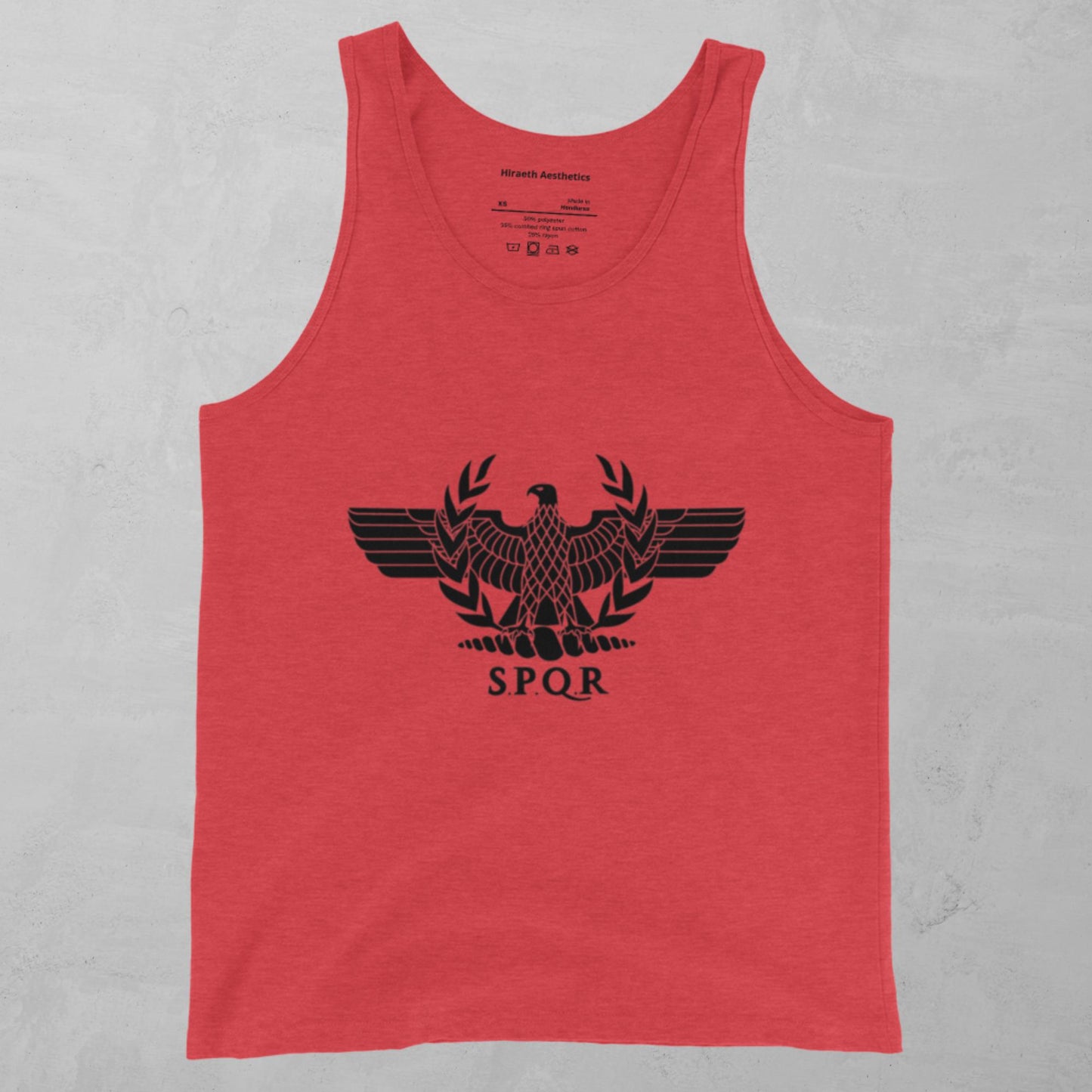 SPQR in Black Tank Top