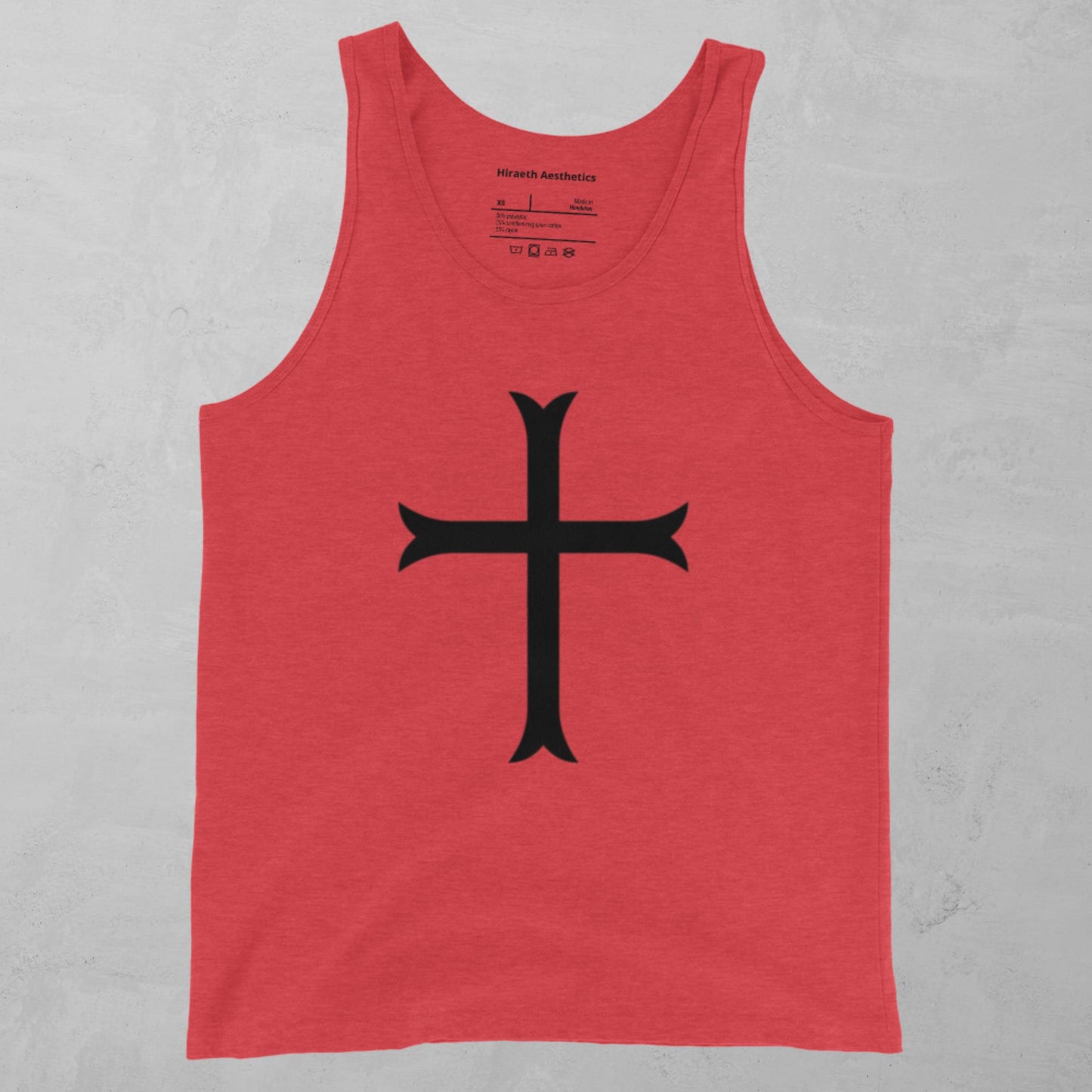 Cross in black Tank Top