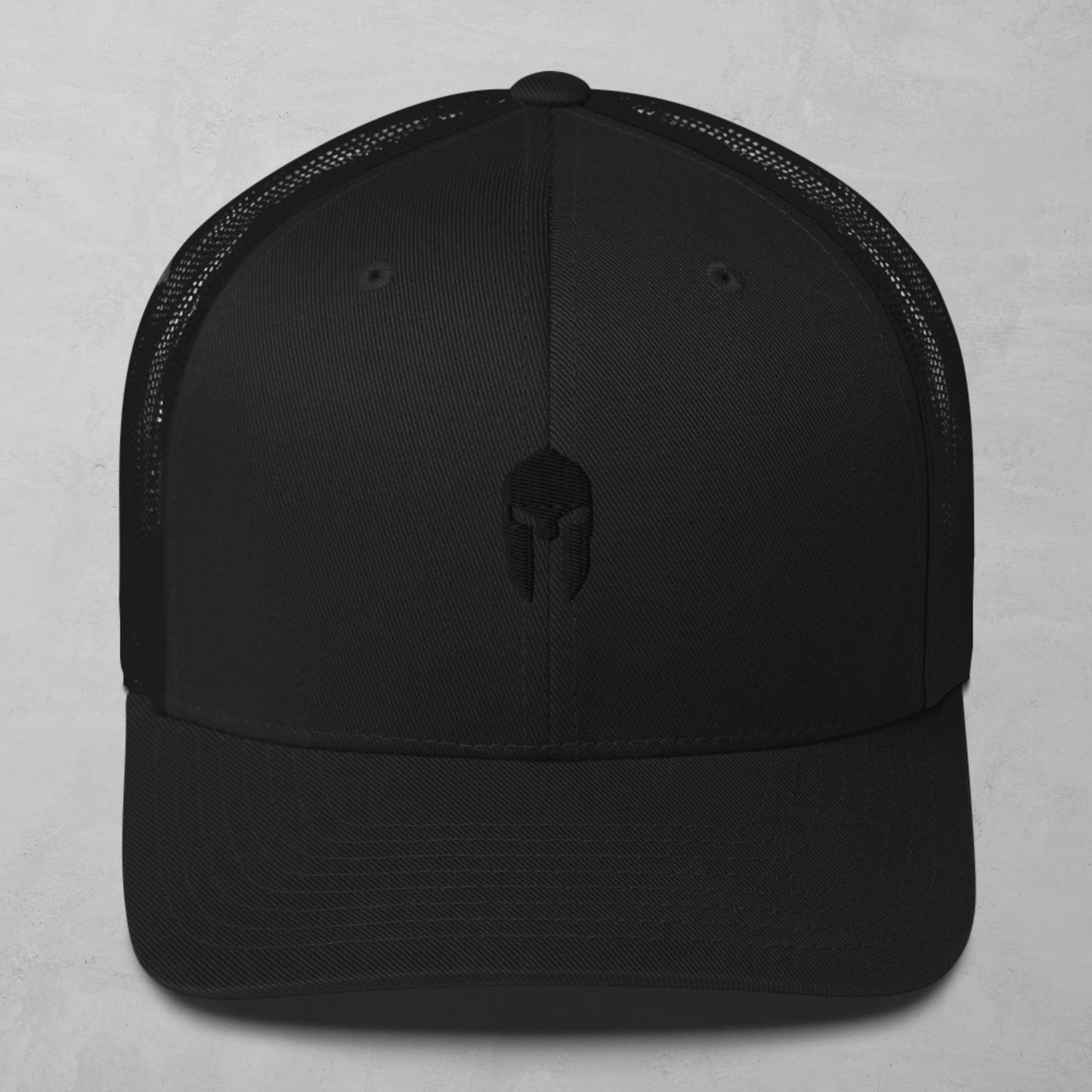 Spartan Helm in black Trucker Cap