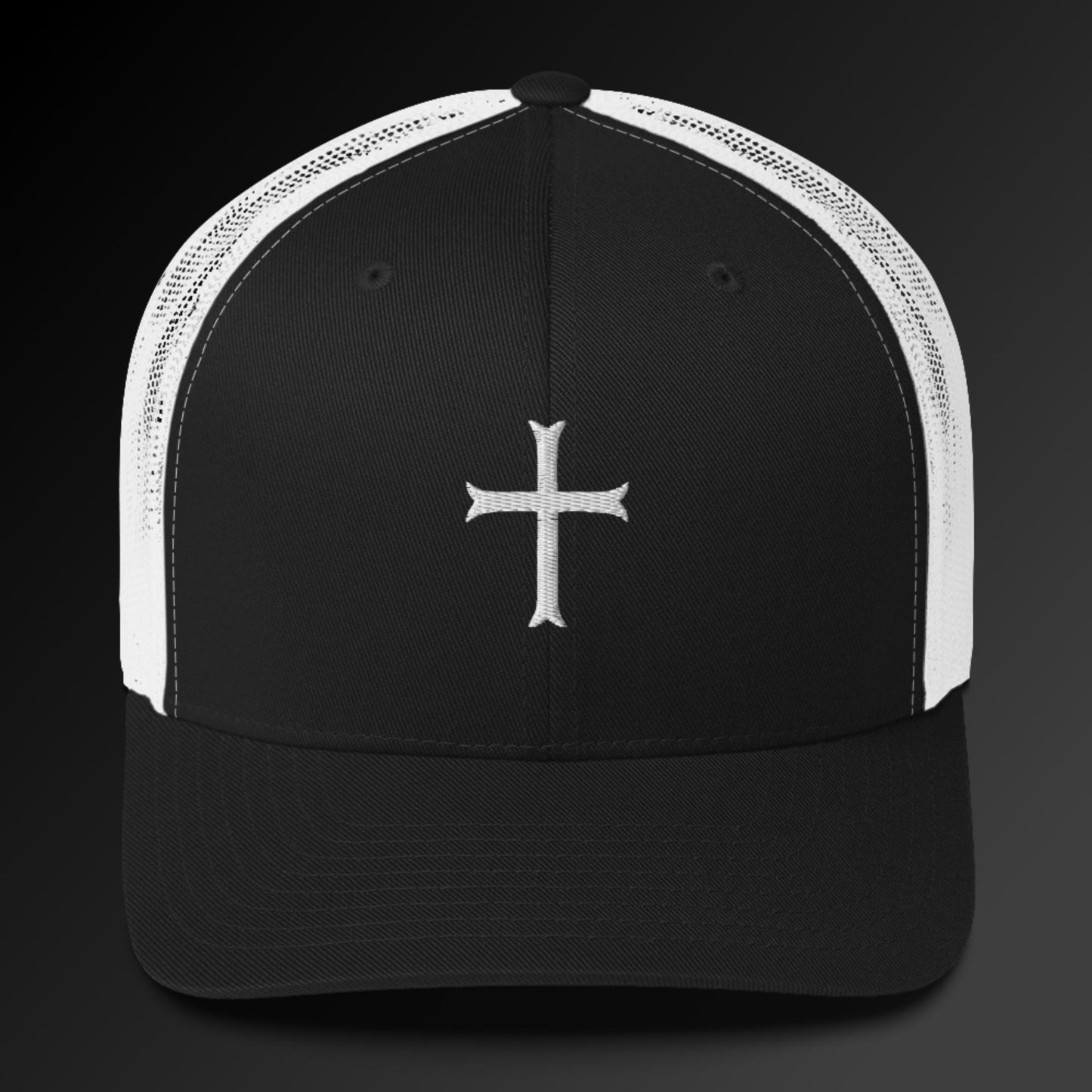 Cross in white Trucker Cap