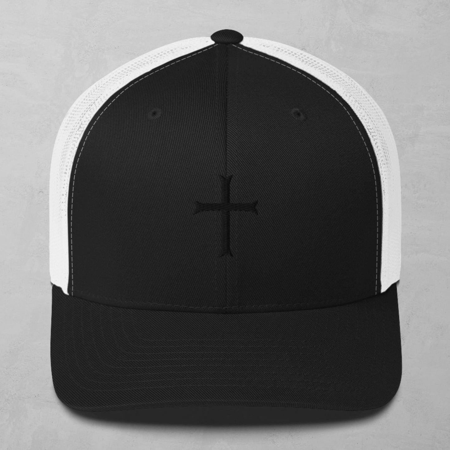 Cross in black Trucker Cap