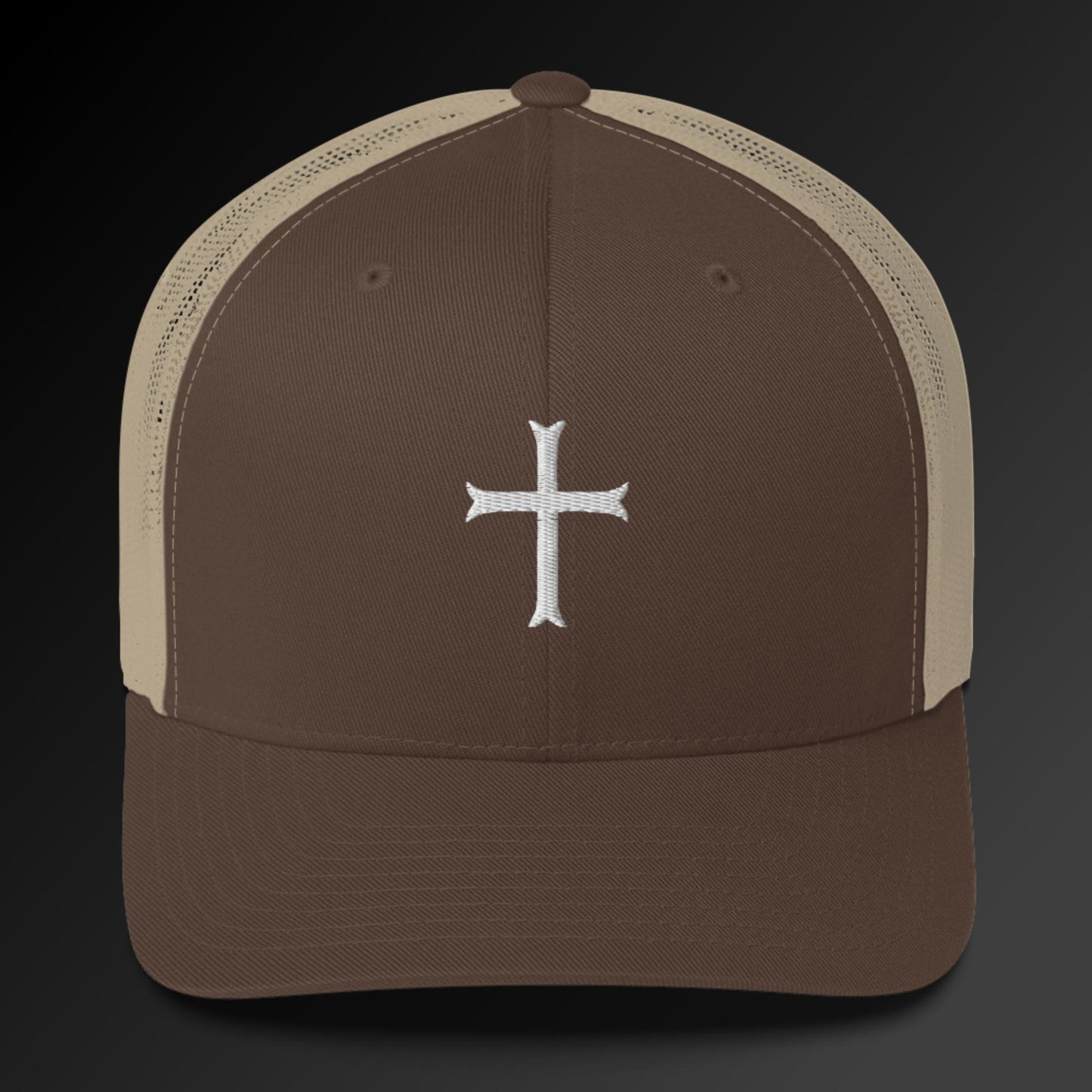 Cross in white Trucker Cap