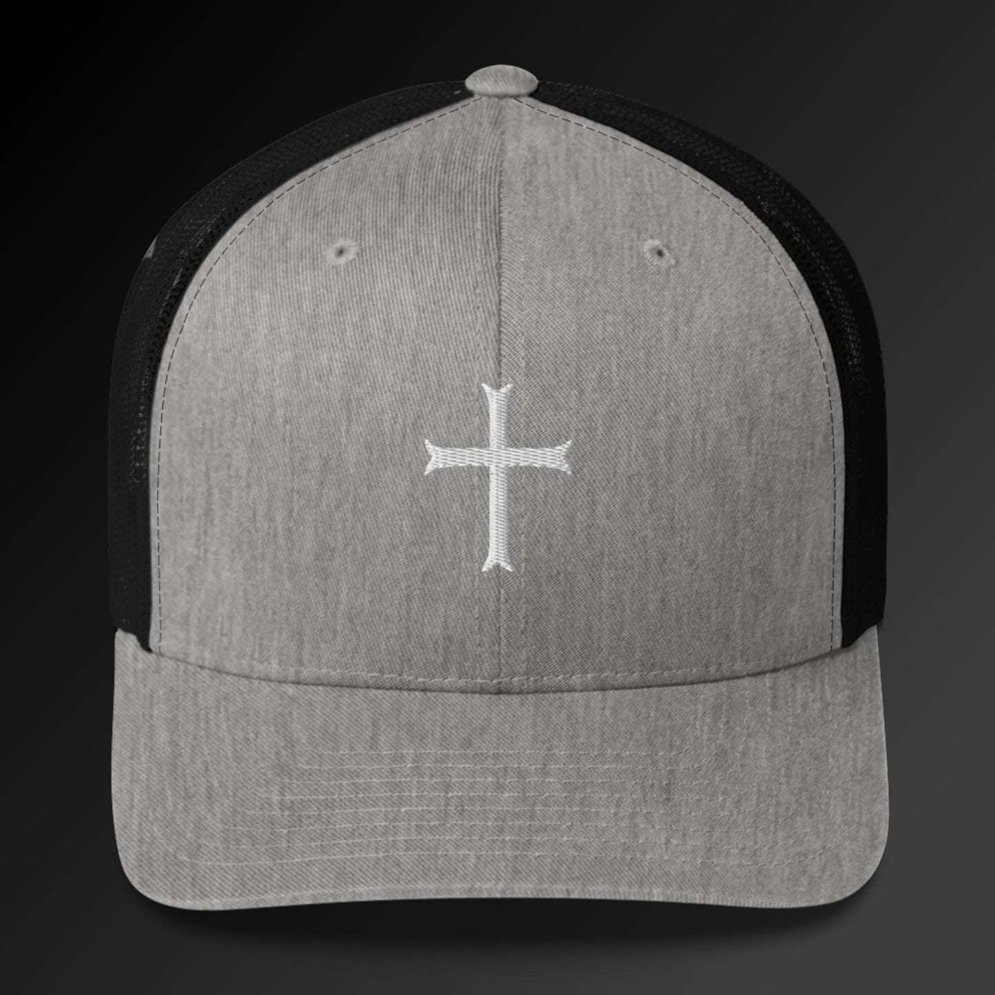 Cross in white Trucker Cap