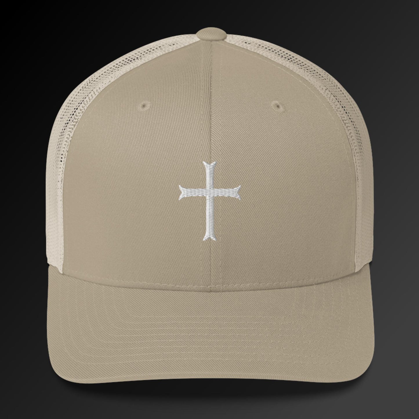 Cross in white Trucker Cap
