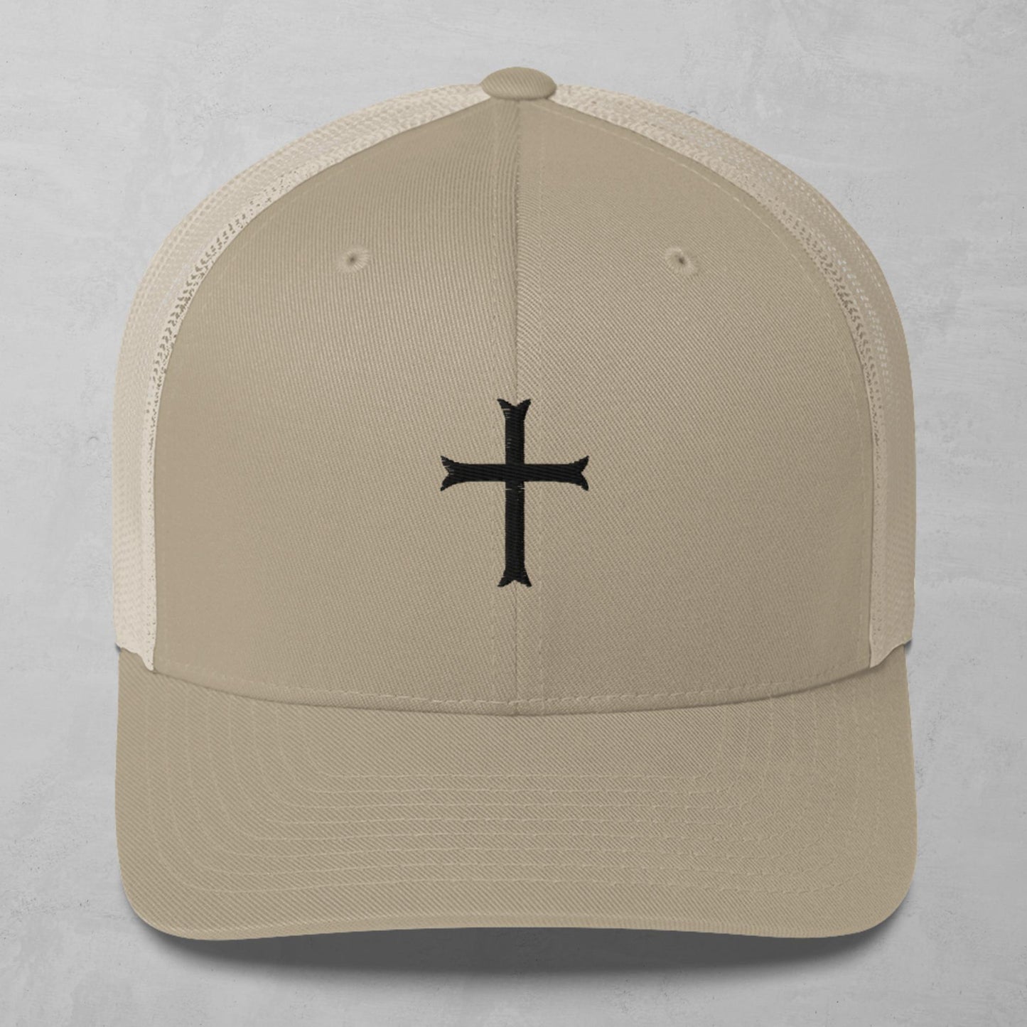 Cross in black Trucker Cap