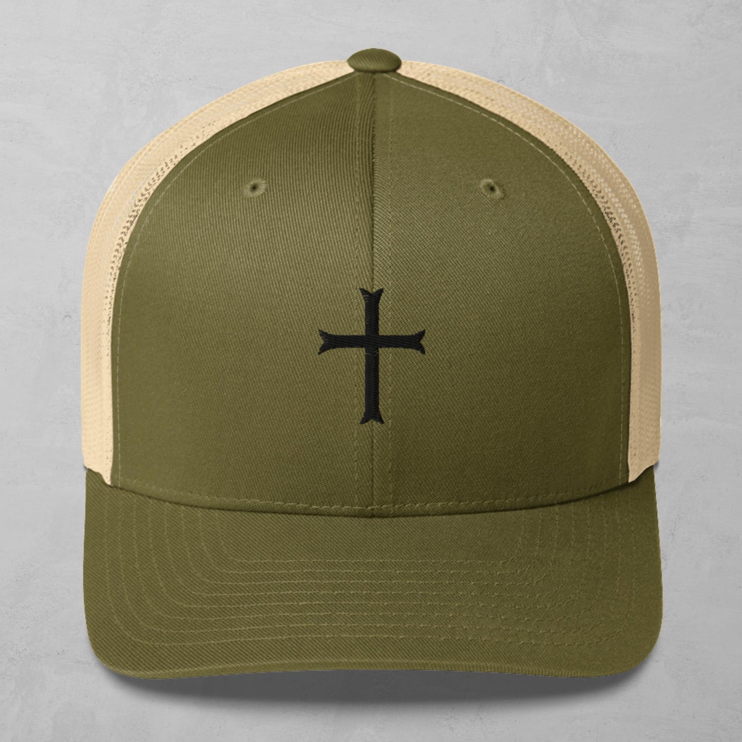 Cross in black Trucker Cap