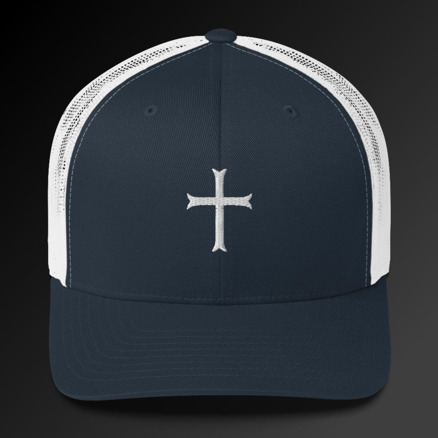 Cross in white Trucker Cap