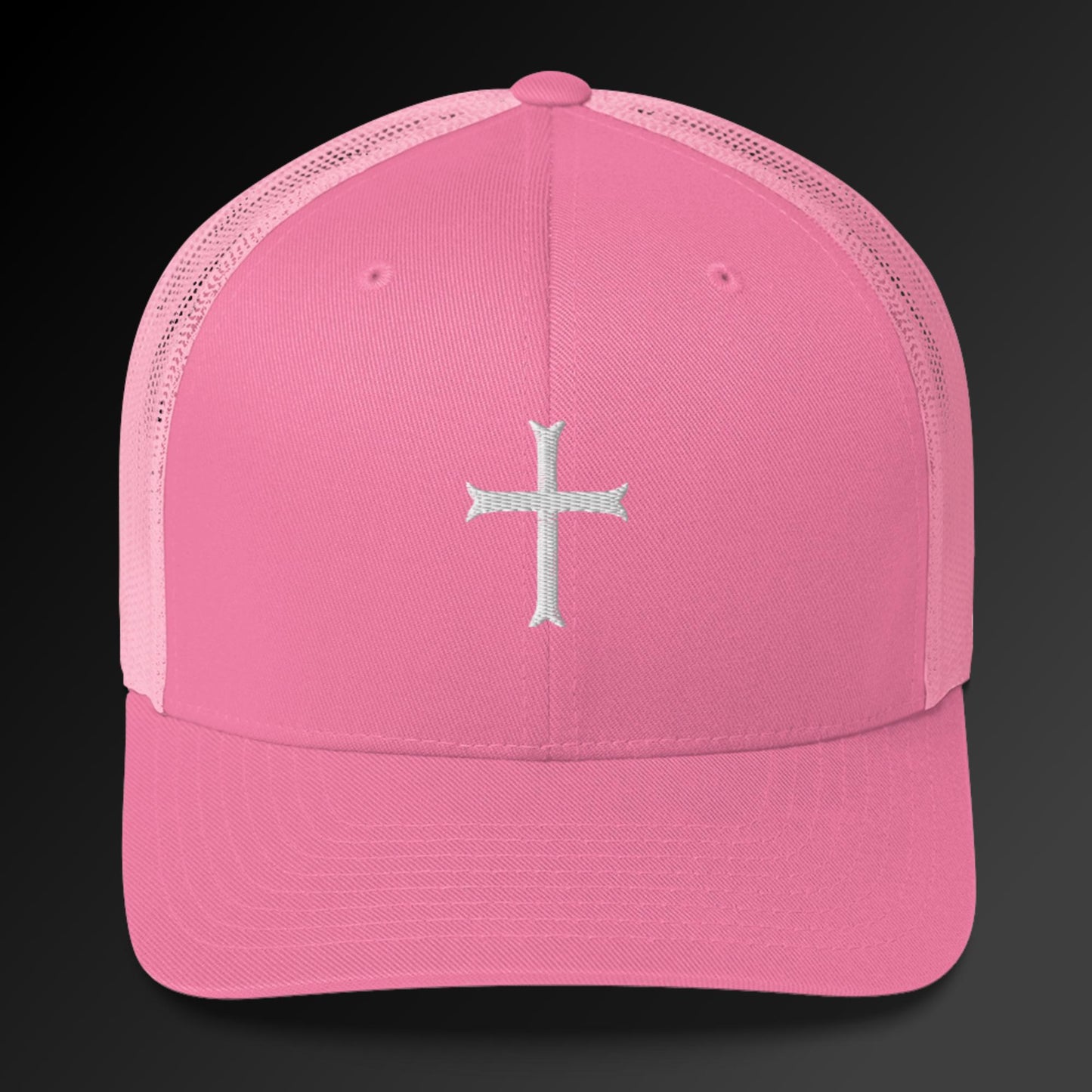 Cross in white Trucker Cap