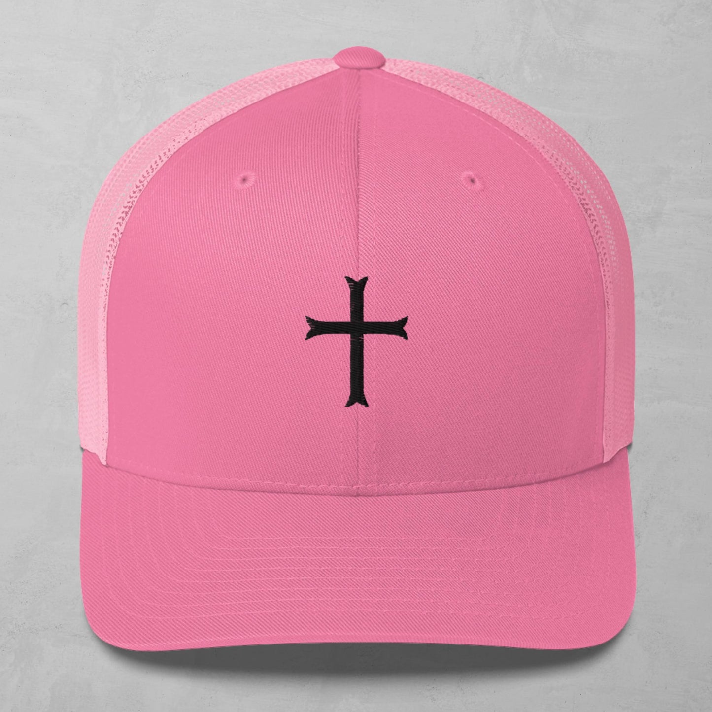 Cross in black Trucker Cap