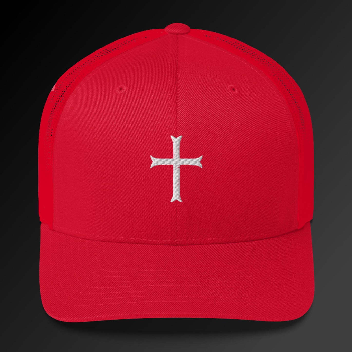 Cross in white Trucker Cap