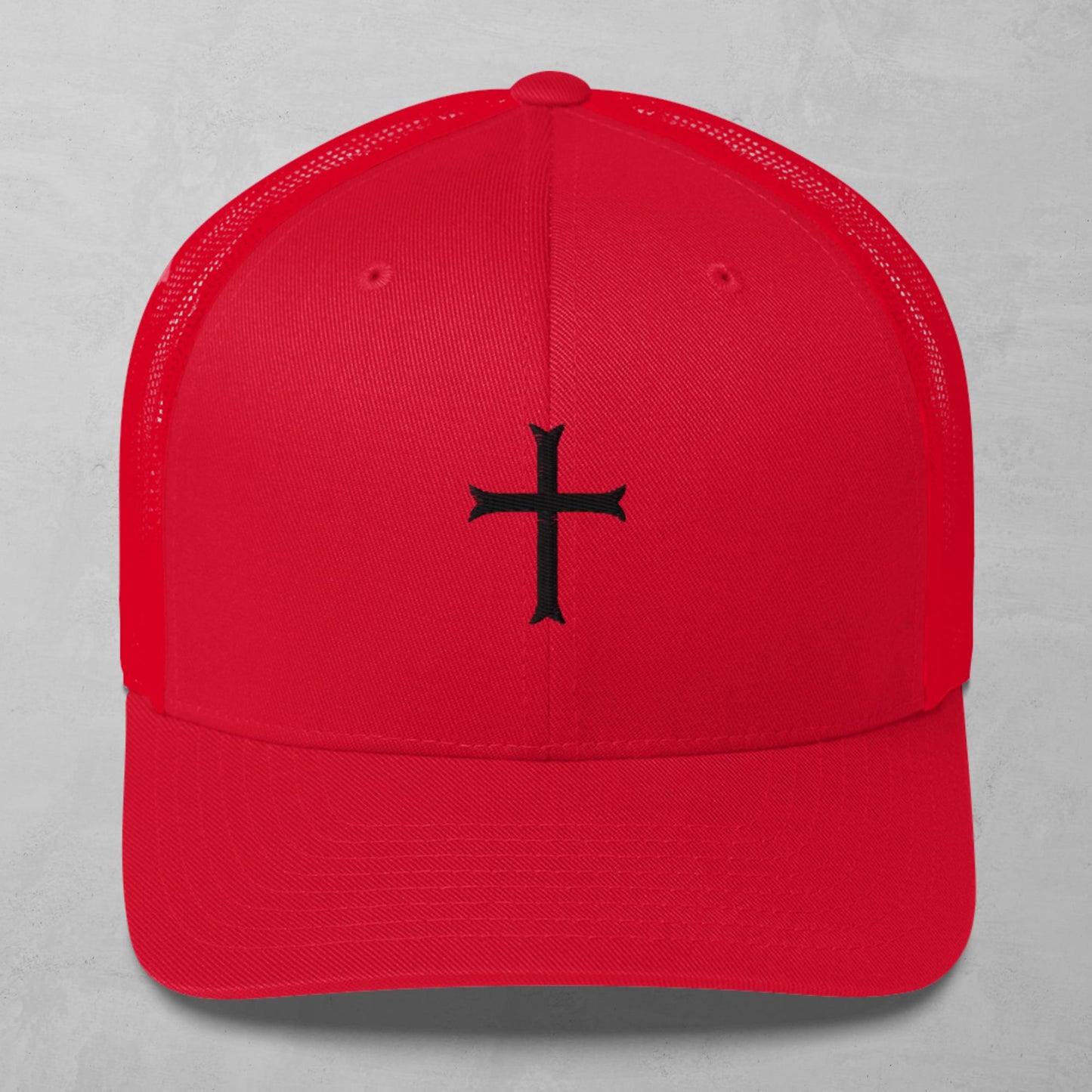 Cross in black Trucker Cap