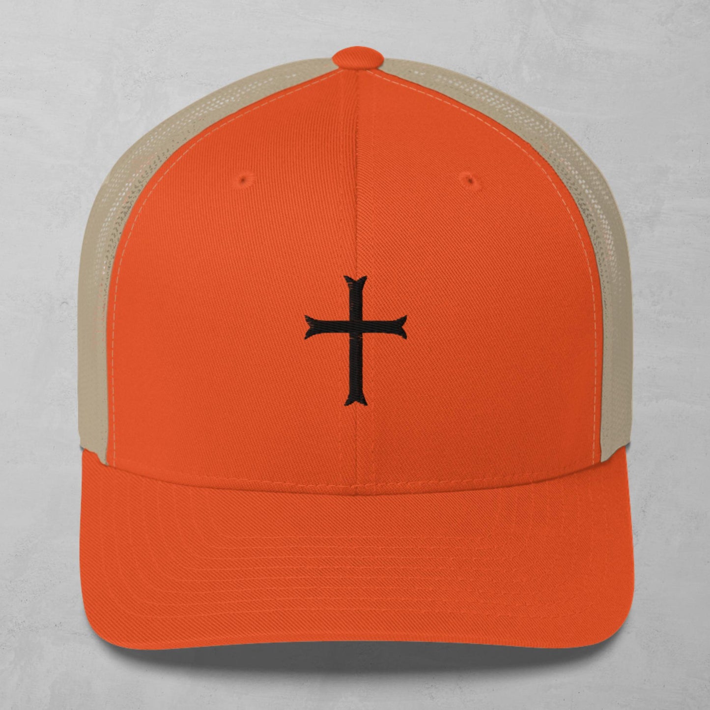 Cross in black Trucker Cap