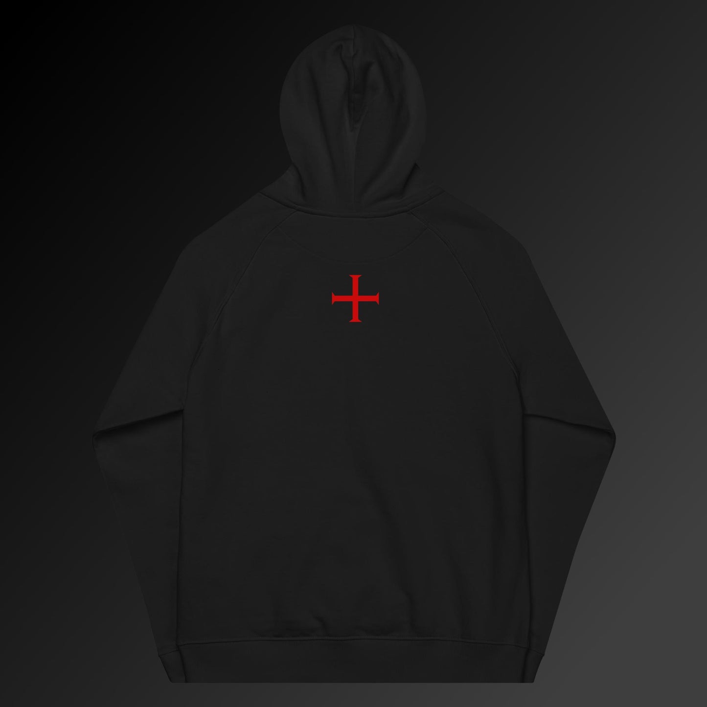 Deus Vult large symbol hoodie