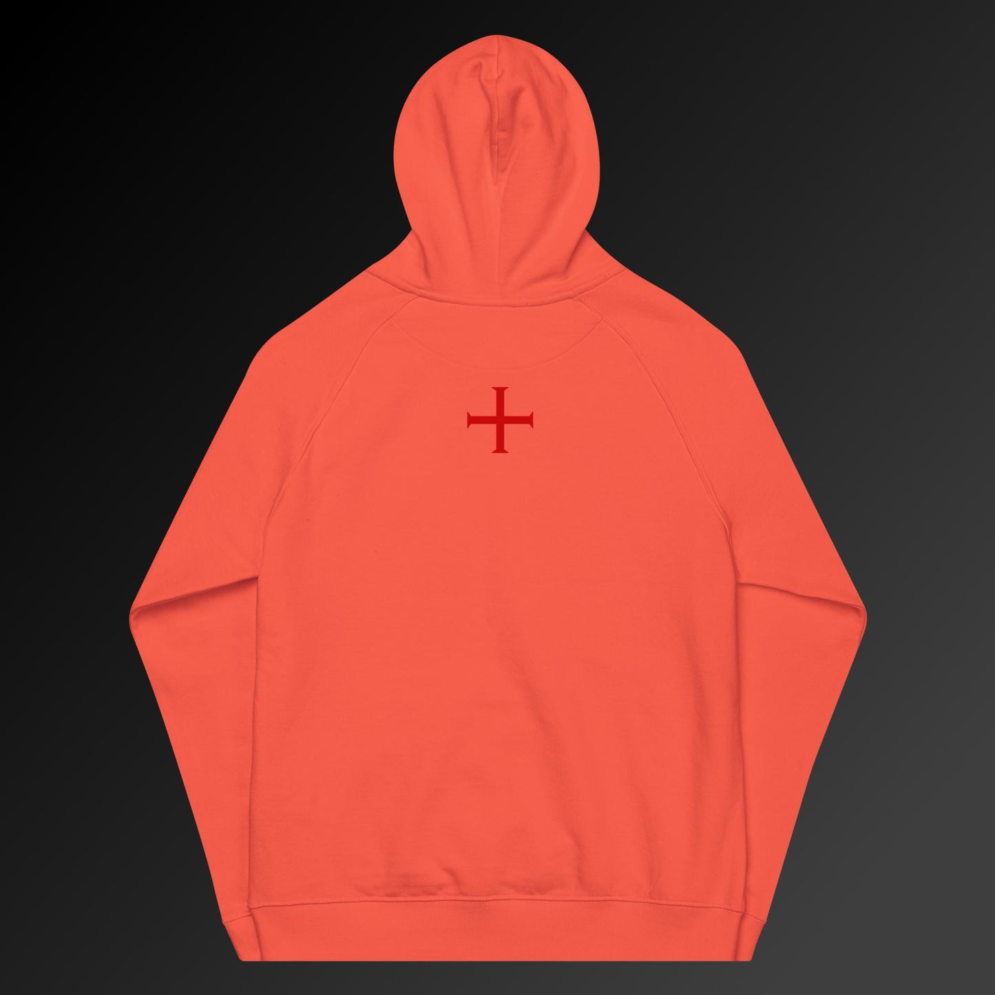 Deus Vult large symbol hoodie