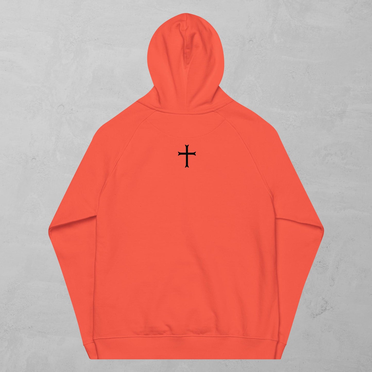 Cross in black - hoodie