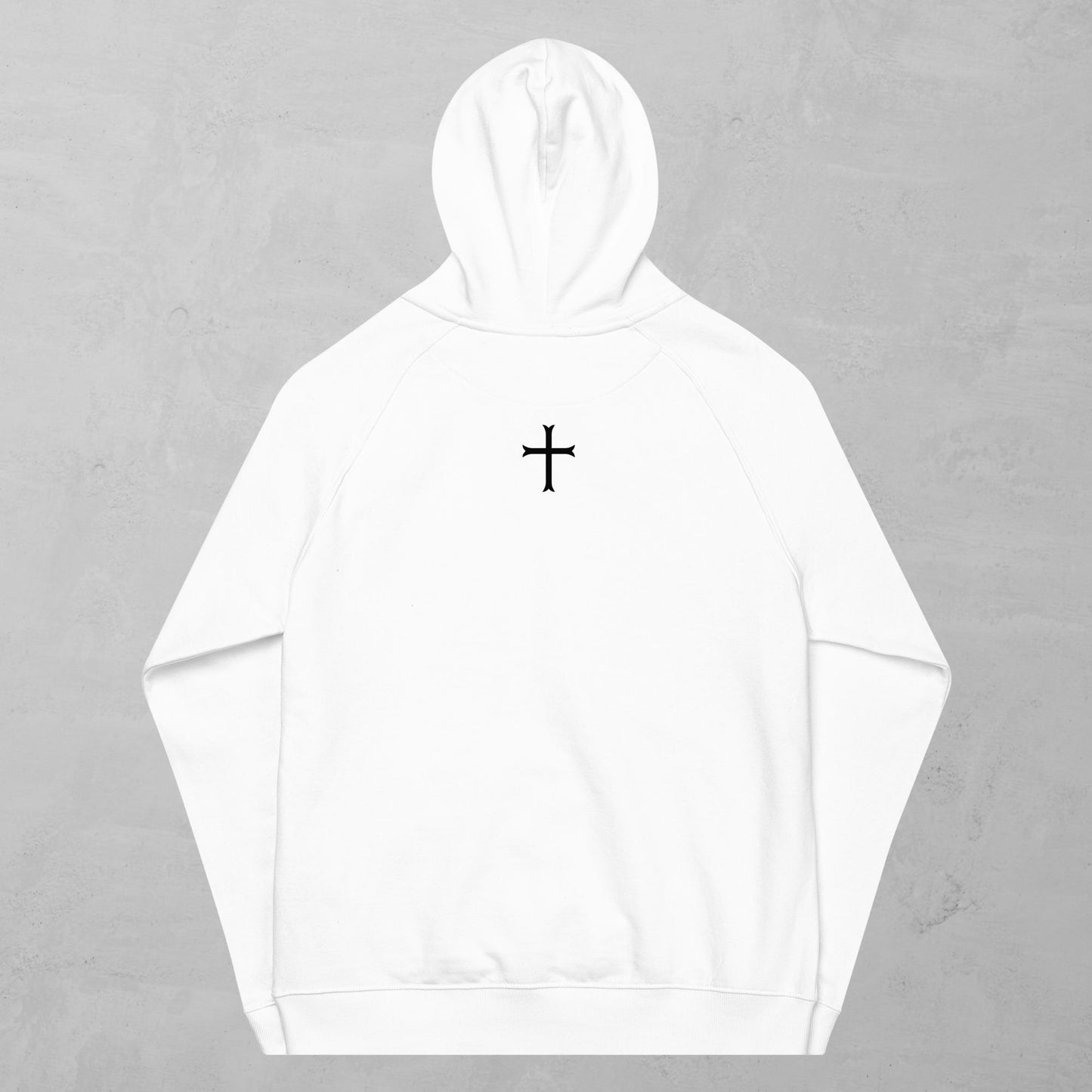 Cross in black - hoodie