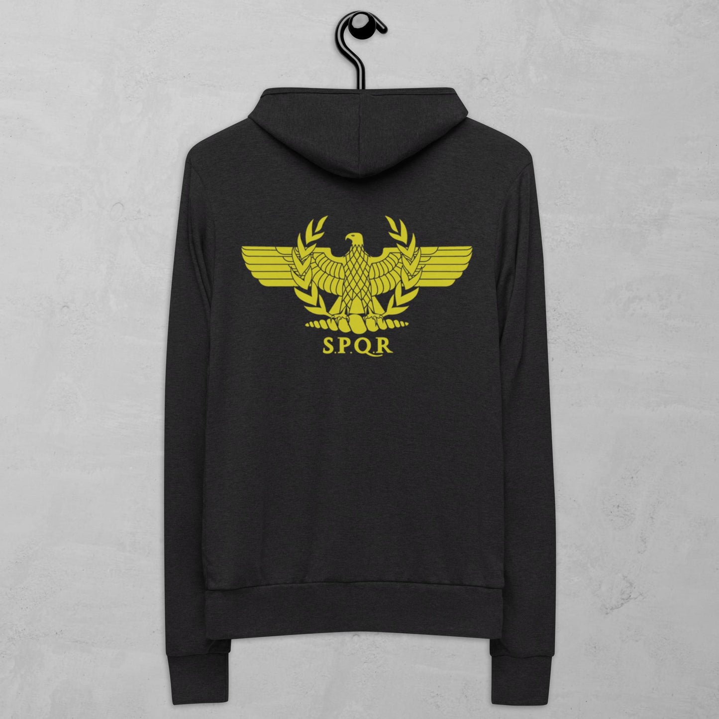 SPQR roman zip-up hoodie