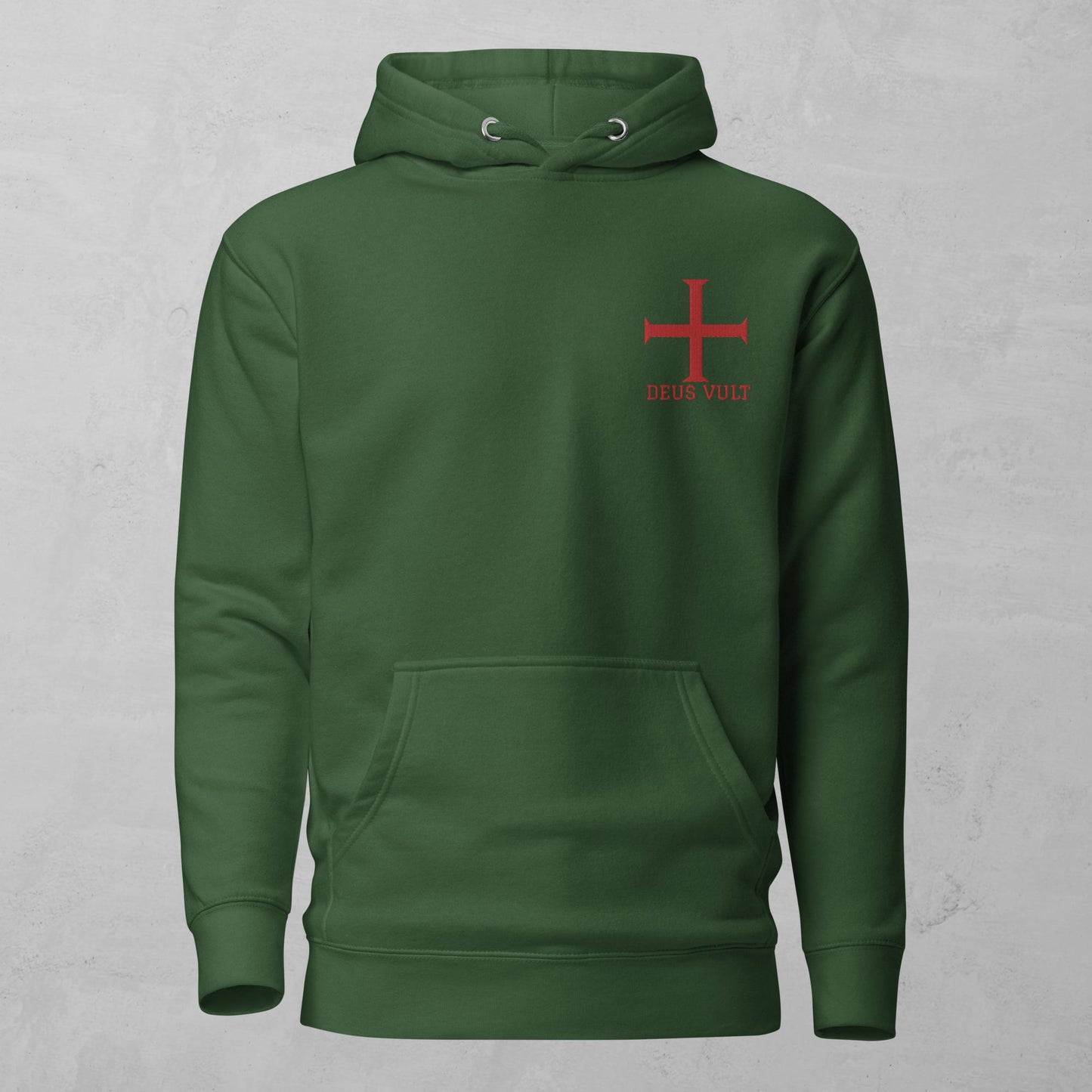 Deus Vult Embroidered Hoodie
