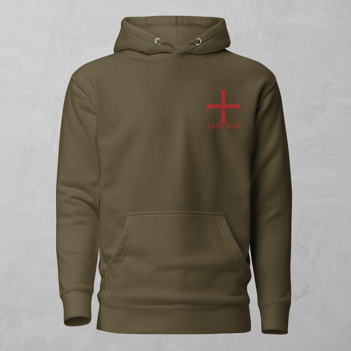 Deus Vult Embroidered Hoodie