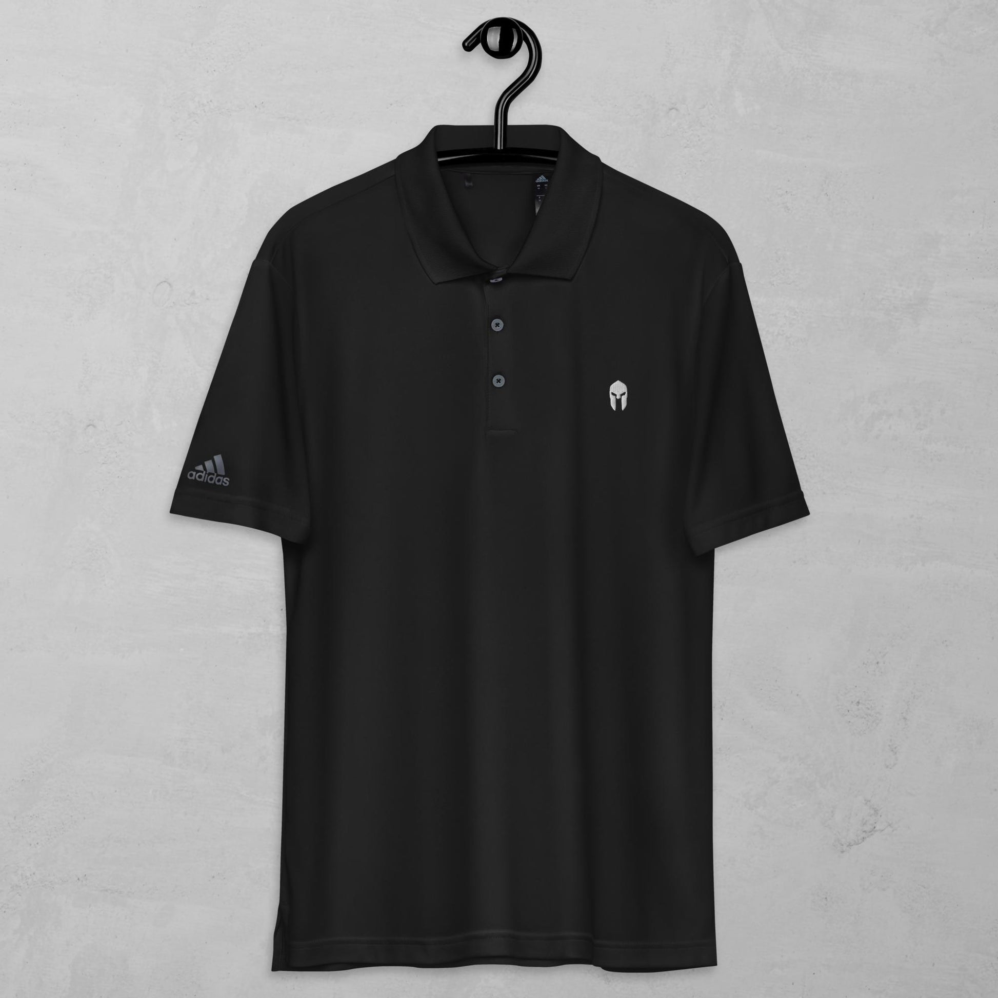 Spartan helm polo shirt