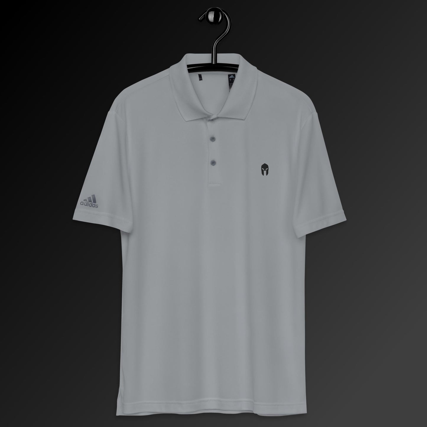 SPARTAN black symbol adidas performance polo