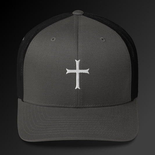 Christian Cross trucker hat cap