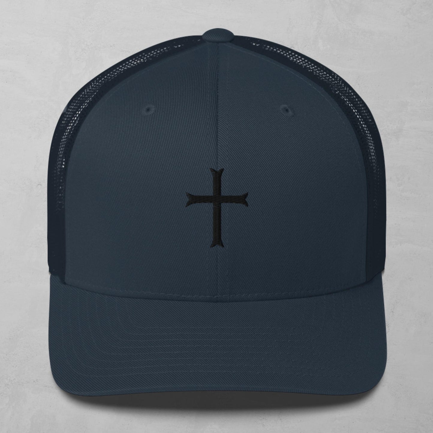 Cross in black Trucker Cap