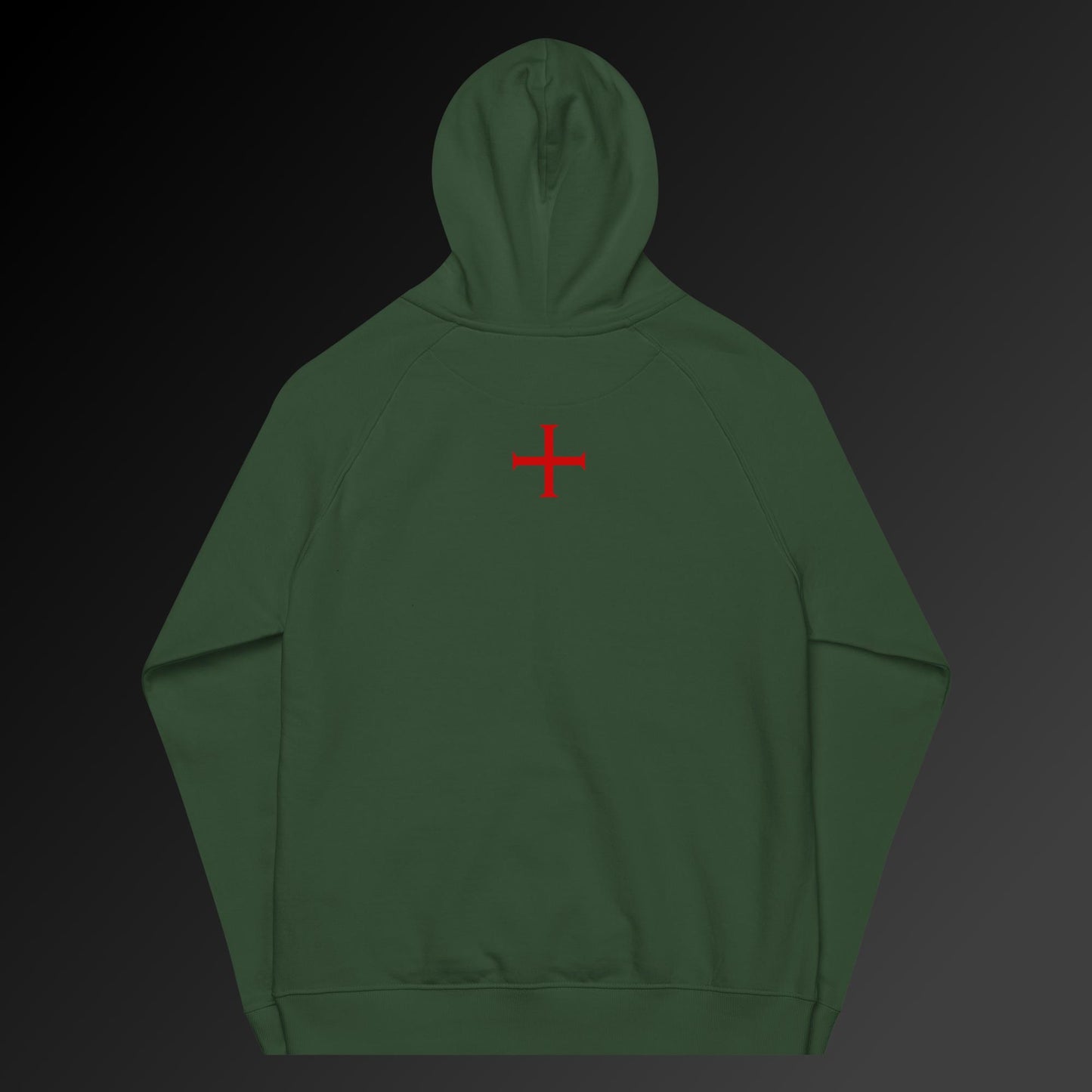 Deus Vult large symbol hoodie