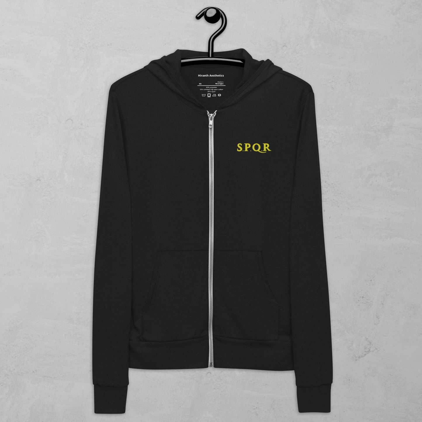 SPQR Roman zip-up hoodie